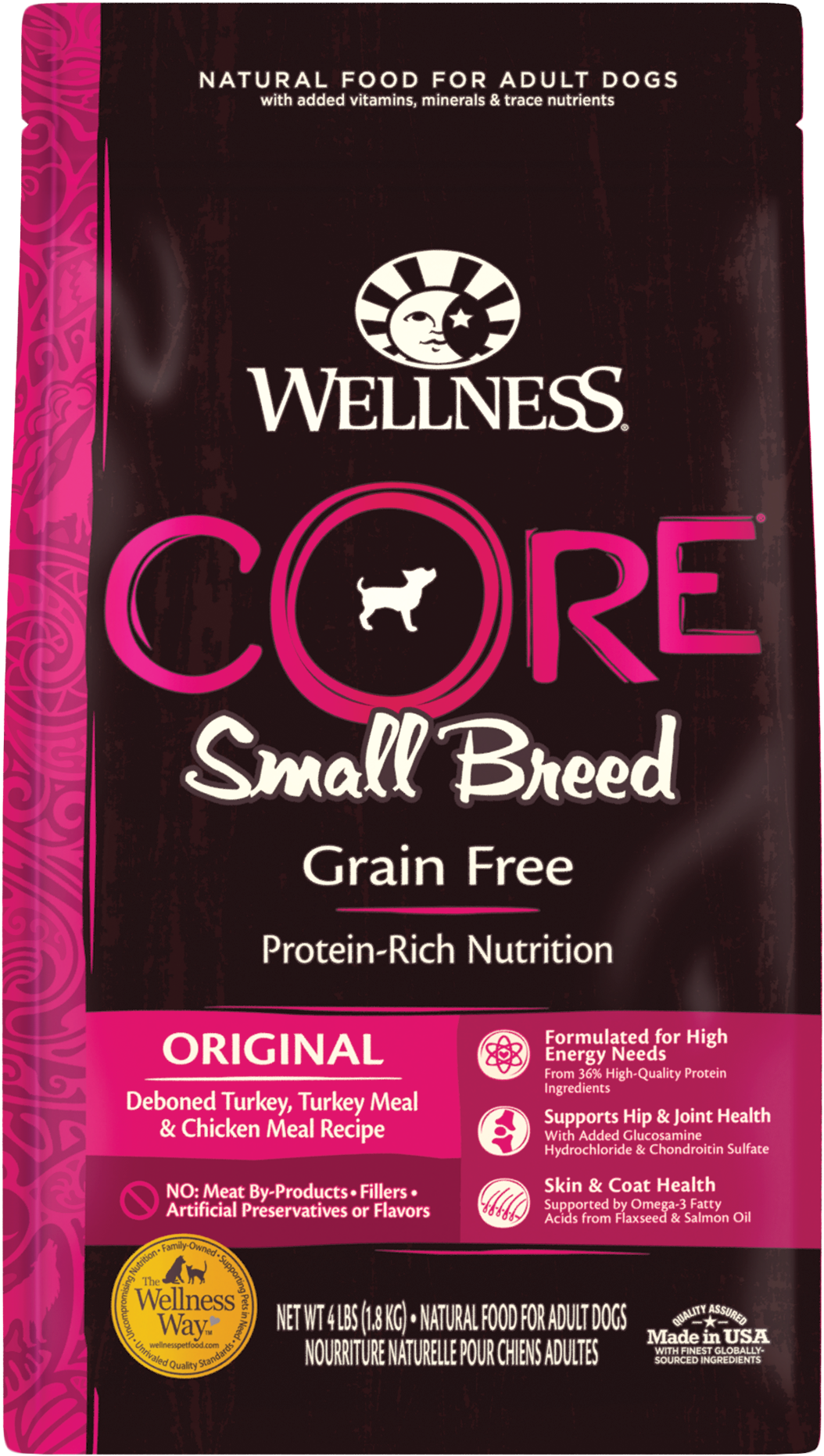 Wellness Core Small Breed Original Dry Dog Food - Wellness Core Small Breed Puppy (2000x2000), Png Download