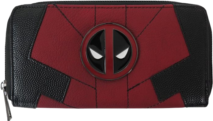 Deadpool Suit Ladies Clutch Wallet - Deadpool (724x402), Png Download
