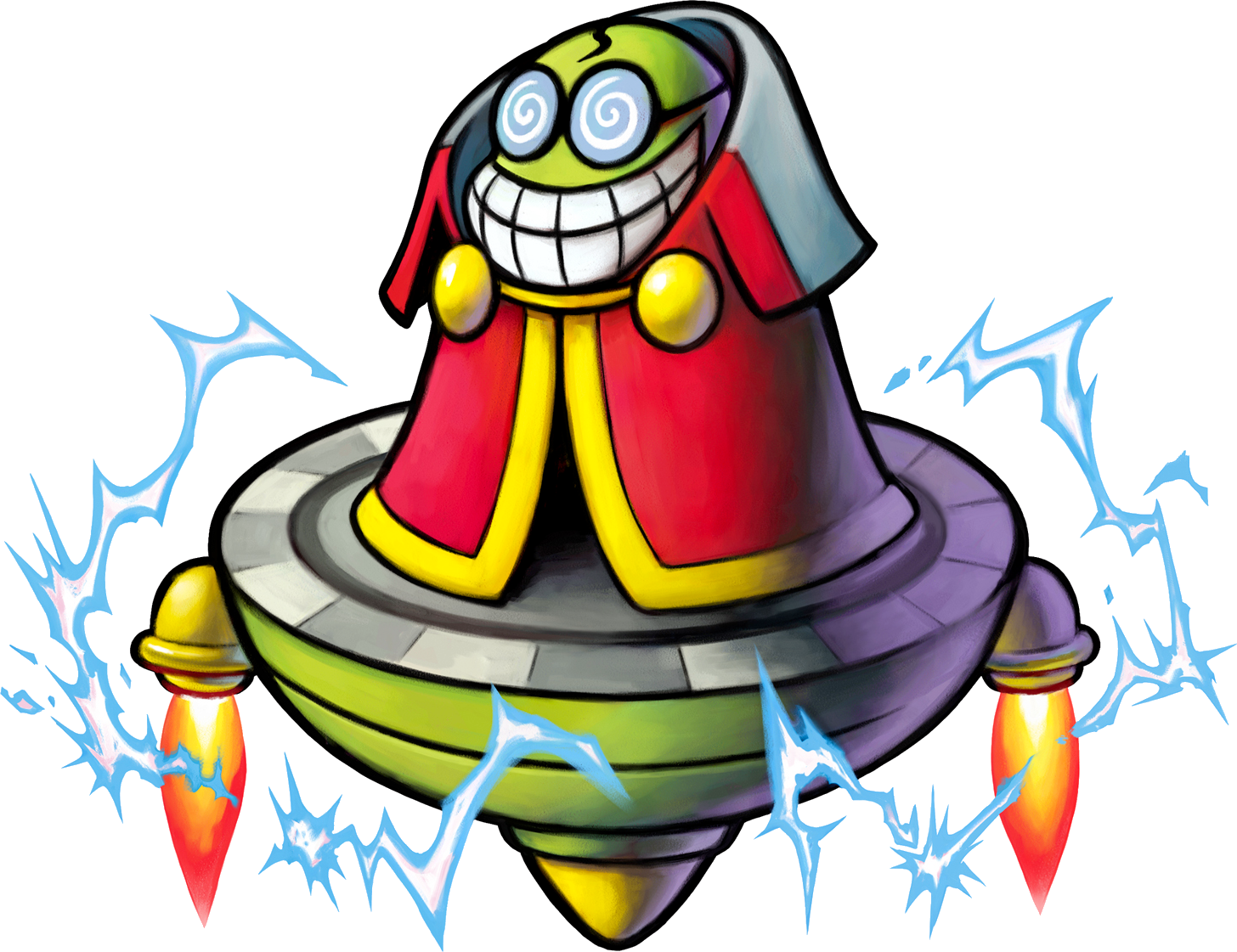 Mario & Luigi - Mario And Luigi Superstar Saga Fawful (1456x1121), Png Download