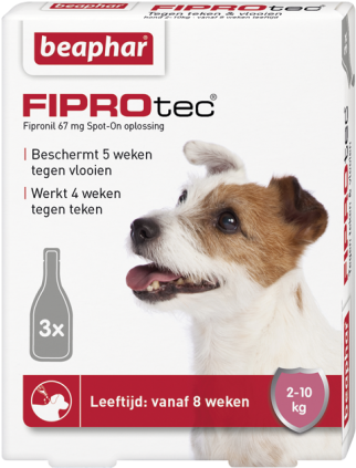 Fiprotec Spot On Small Dog - Beaphar Fiprotec Spot On Hond (349x450), Png Download
