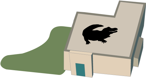 Rattlesnake Clipart Zoo Animal - Buffalo Zoo Map Reptiles (500x270), Png Download
