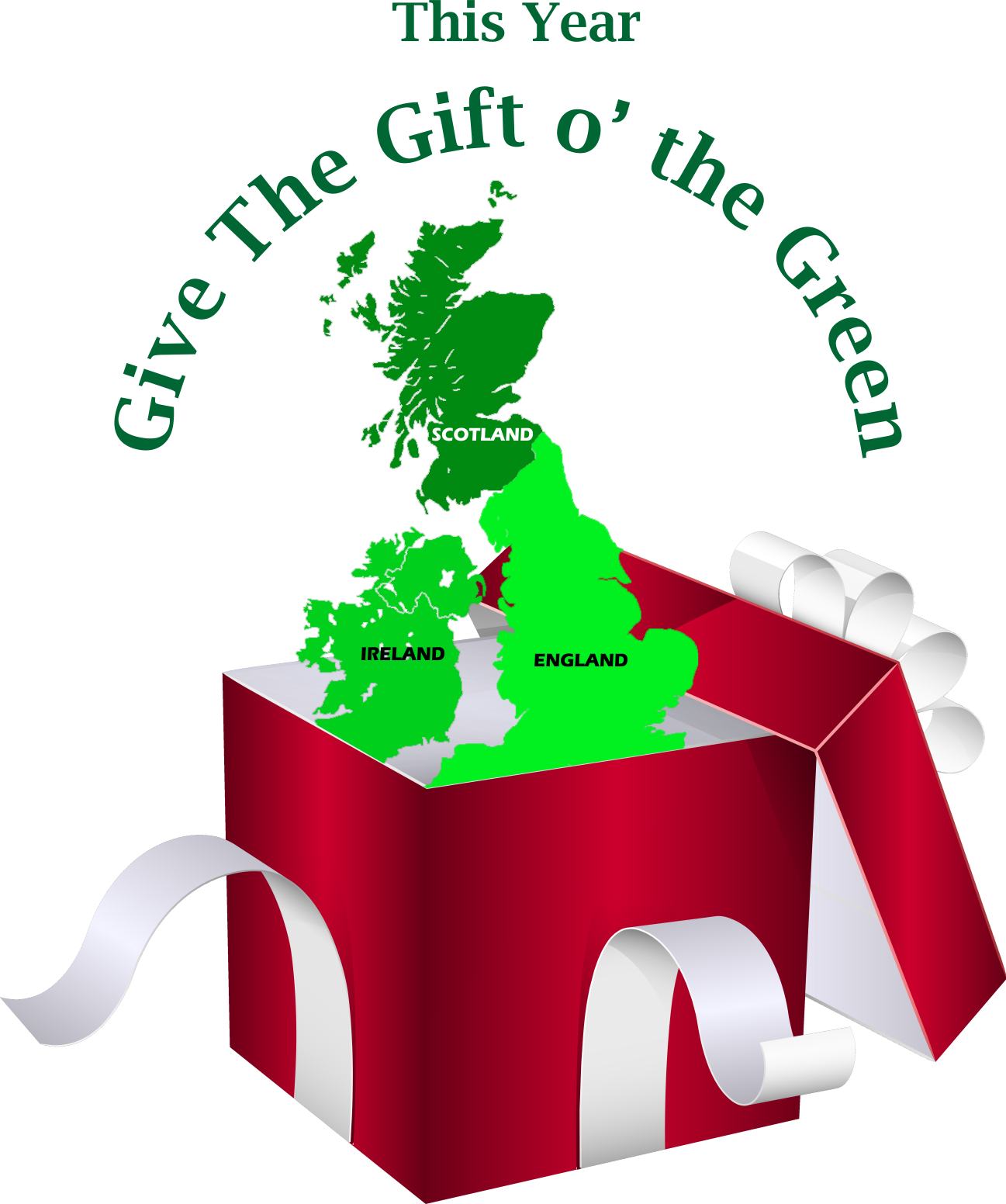 Why Not Give The Gift O' The Green - Map - Douglas Baby Blanket (1297x1552), Png Download