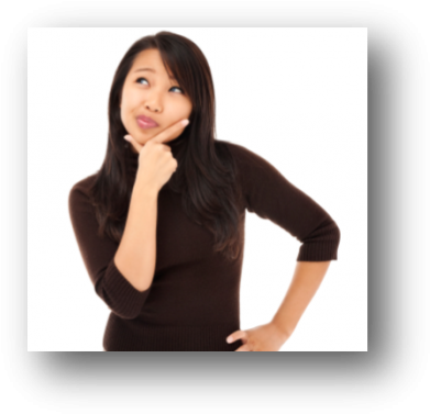Free Thinking Woman Png - Employee Thinking (414x400), Png Download