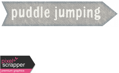 Puddle Jumping Label - Scrapbooking (456x456), Png Download