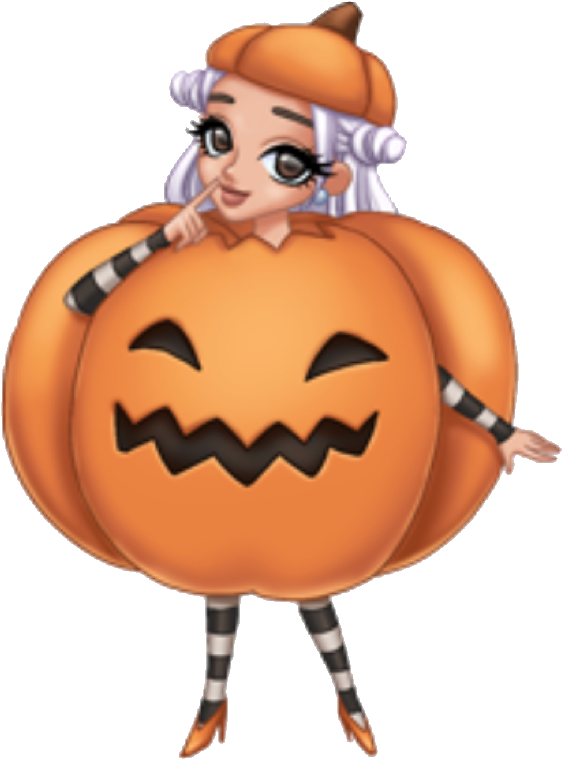 Arimoji Halloween Pumpkin Blackandwhite Black White - Arimoji Halloween (1024x1024), Png Download