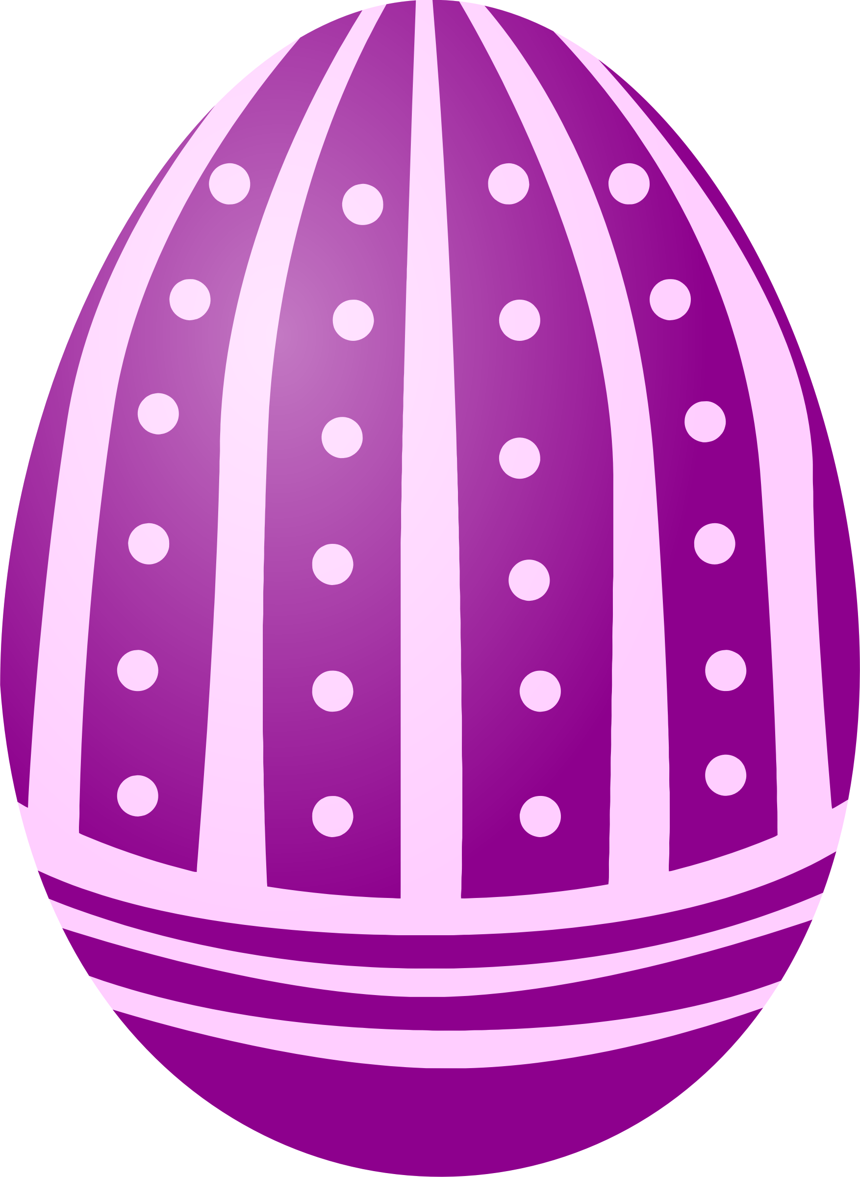 Easter Egg - Purple Easter Egg Clip Art (1754x2400), Png Download