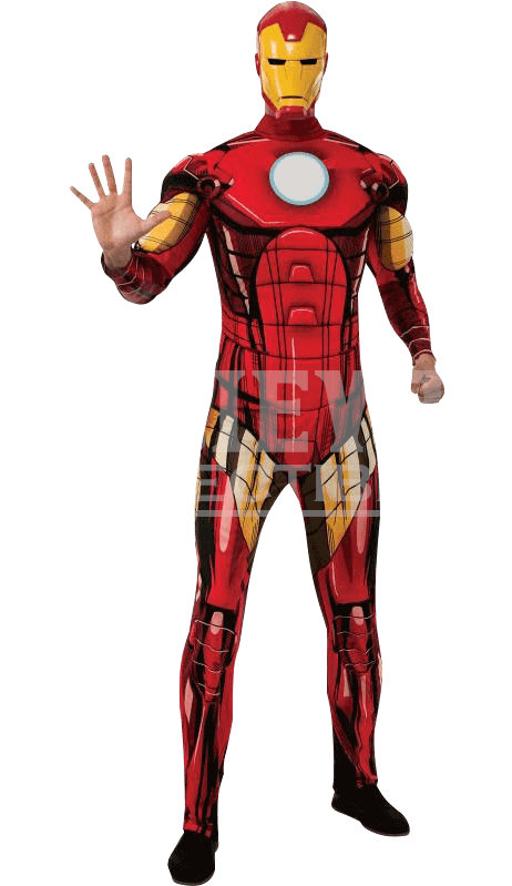 Adult Marvel Deluxe Iron Man Costume - Deluxe Iron Man Costume (798x798), Png Download