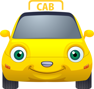Cab Png Picture - Cab Images Png (401x380), Png Download
