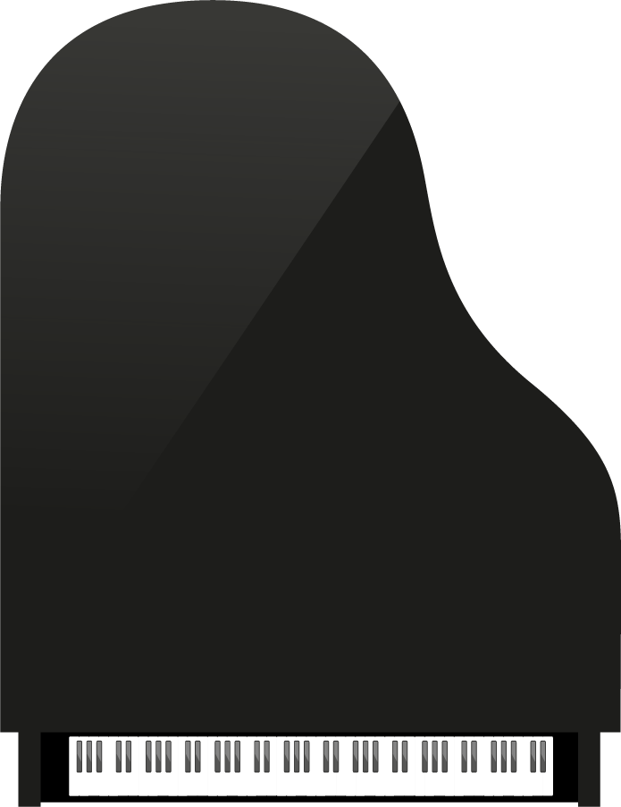 Piano Clipart Png Transparent Image - Vector Shape Piano Png (695x902), Png Download