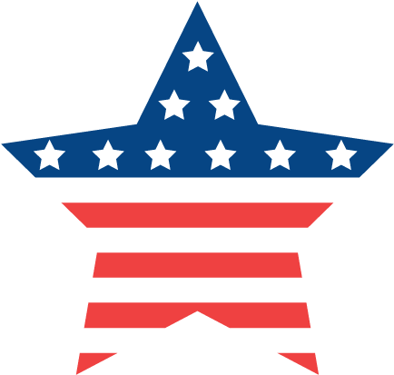 American Flag 50 Stars Png Download American Flag 50 - American Flag Star Icon (452x440), Png Download