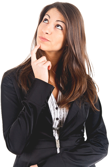 You Purchase A Hotel Room From The Developer And Then - Woman Thinking Png (618x569), Png Download