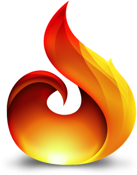 Flame - App With Flame (360x360), Png Download