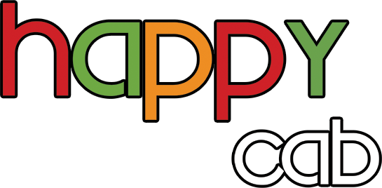 Happy Cab Taxi (545x268), Png Download