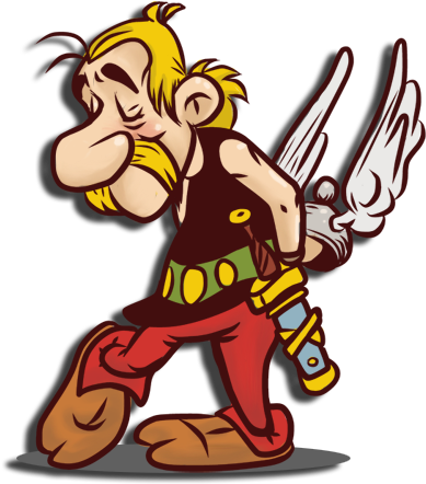 Asterix Png (400x500), Png Download