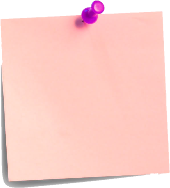 Post Postit Post-it Pink Paper Office Paper - Paper (642x702), Png Download