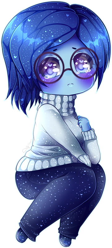 New Inside Out Fanart Now Featuring My Favorite > W - Inside Out Sadness Fanart (442x900), Png Download
