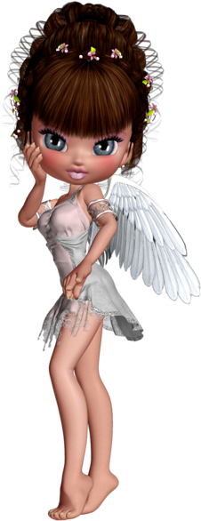 0, - My Angel Clipart (252x600), Png Download