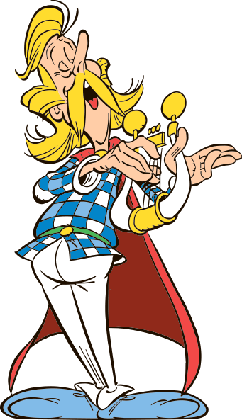 Barde Asterix (341x593), Png Download