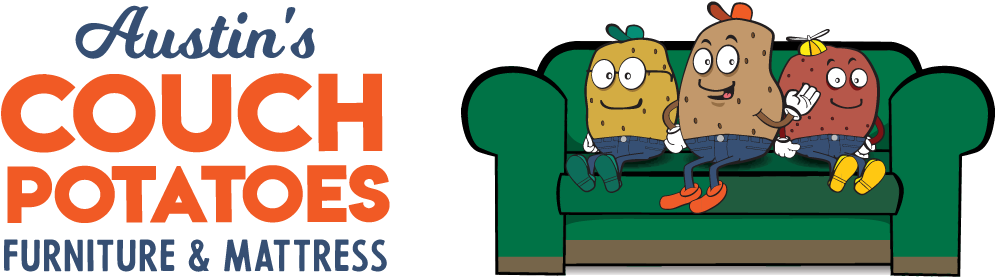 Austin's Couch Potatoes - Cartoon (1161x312), Png Download