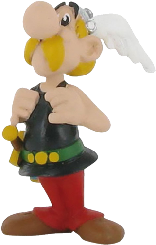 Asterix Mini-figure - Asterix Proud - Asterix & Obelix Figure (541x541), Png Download