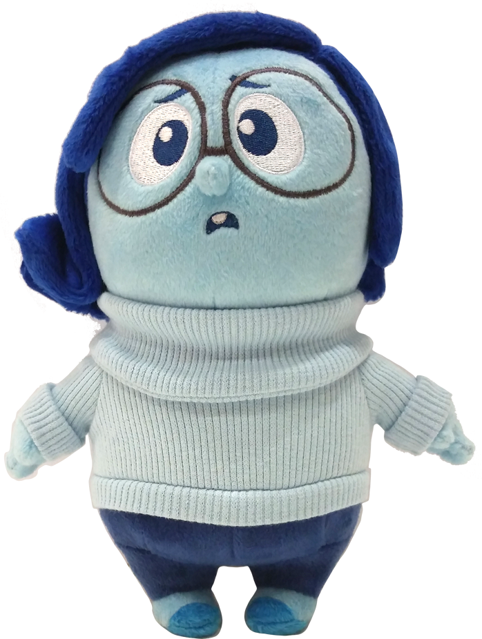 Disgust Plush Sadness Plush Fear Plush - Disney Plush Inside Out Sadness Simba (698x926), Png Download