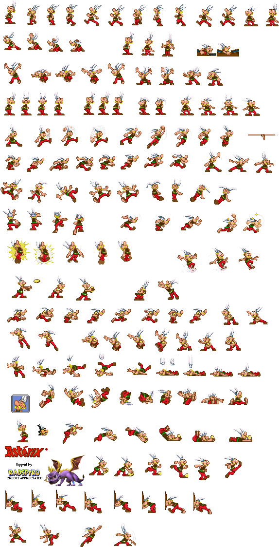 Asterix - Illustration (591x1143), Png Download