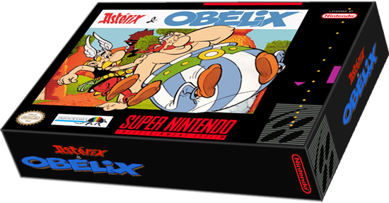 Astérix & Obélix - Jetsons Invasion Of The Planet Pirates Snes (550x287), Png Download