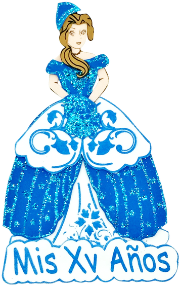 Xv Años En Punto De Cruz (428x600), Png Download