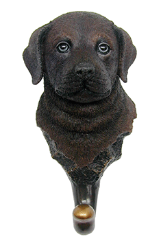 Chocolate Lab Puppy Hook - Labrador Retriever (350x350), Png Download