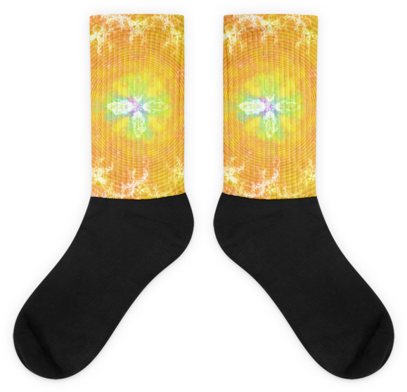 Flowering Explosion Of Enlightenment - Sock (600x600), Png Download