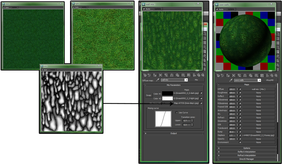 Most Of The Textures I Used Are Free From Cgtextures - Displacement Map Grass Zbrush (936x551), Png Download