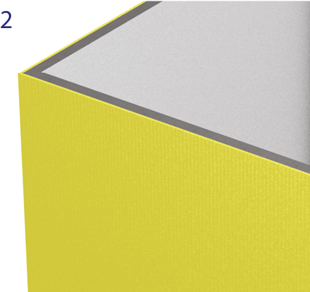 The Surface Finish On The Exterior Corner Is Formed - Paper (471x429), Png Download