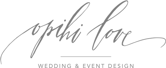 Opihi Love Wedding & Event Design Maui Hawaii - Wedding And Events Design Logo (550x248), Png Download