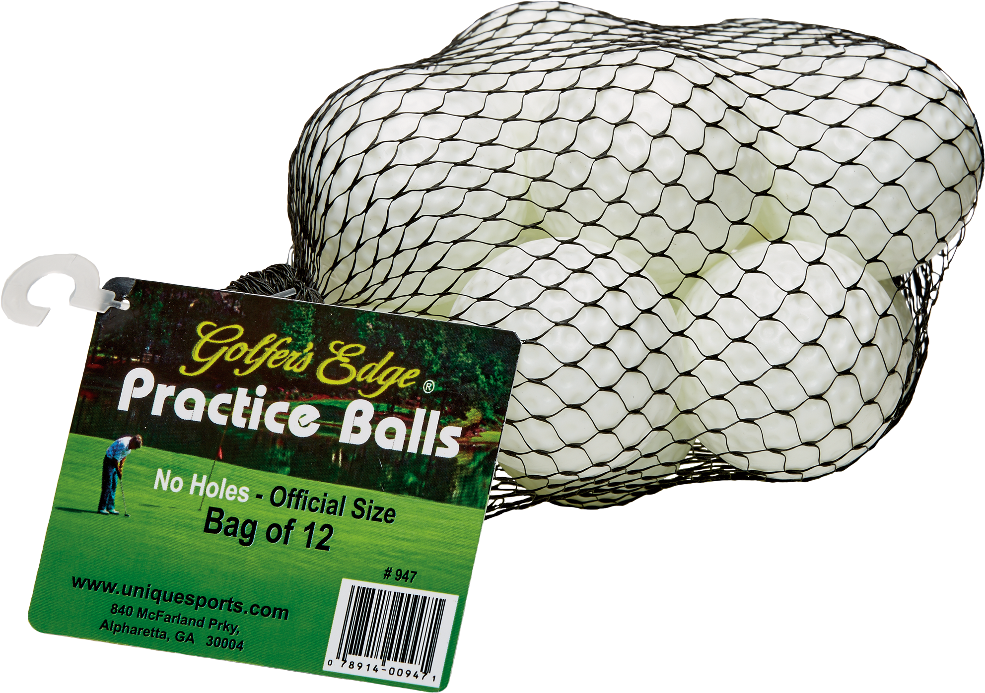 12 / Bag-white Plastic Practice Golf Bal - Unique Practice Golf Balls (12 Pack), Multicolor (2000x2000), Png Download