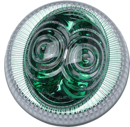 Model Sl2500 Green Ref Amber Marker/clearance Lamp - Circle (615x615), Png Download