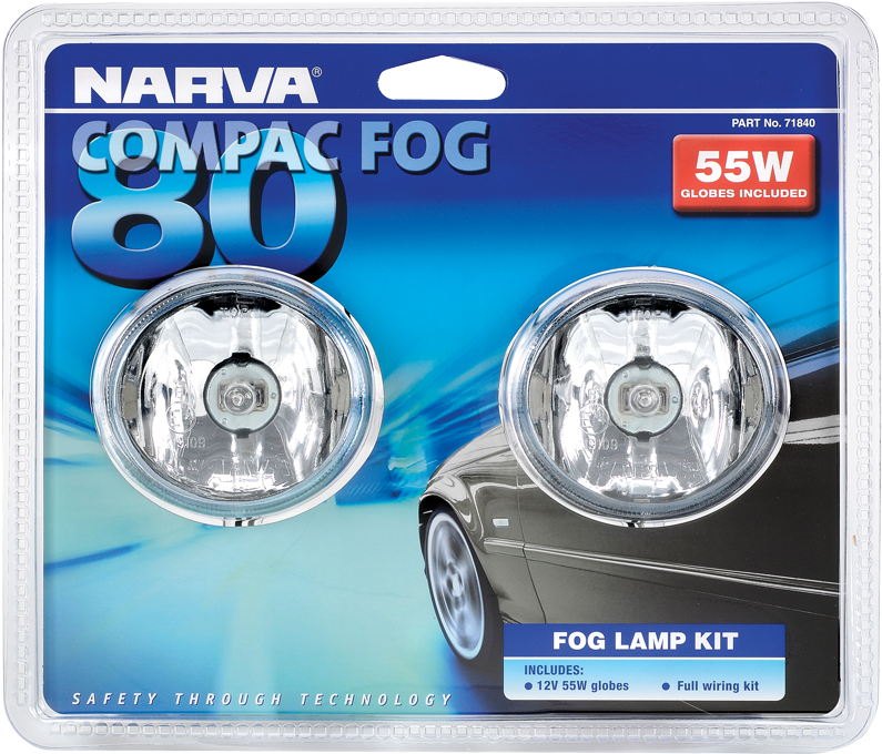 Compac 80 Oval Fog Lamp Kit - Circle (1000x1000), Png Download