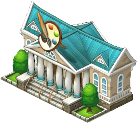 Art Gallery - 3d Computer Graphics (465x415), Png Download