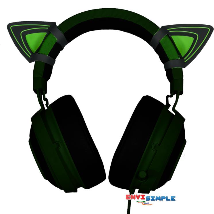 Razer Kitty Ears - Razer Kitty Ears For Razer Kraken (792x792), Png Download