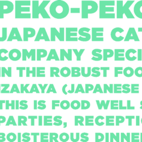 Peko Peko Catering - Celebrando A Recuperação (600x600), Png Download