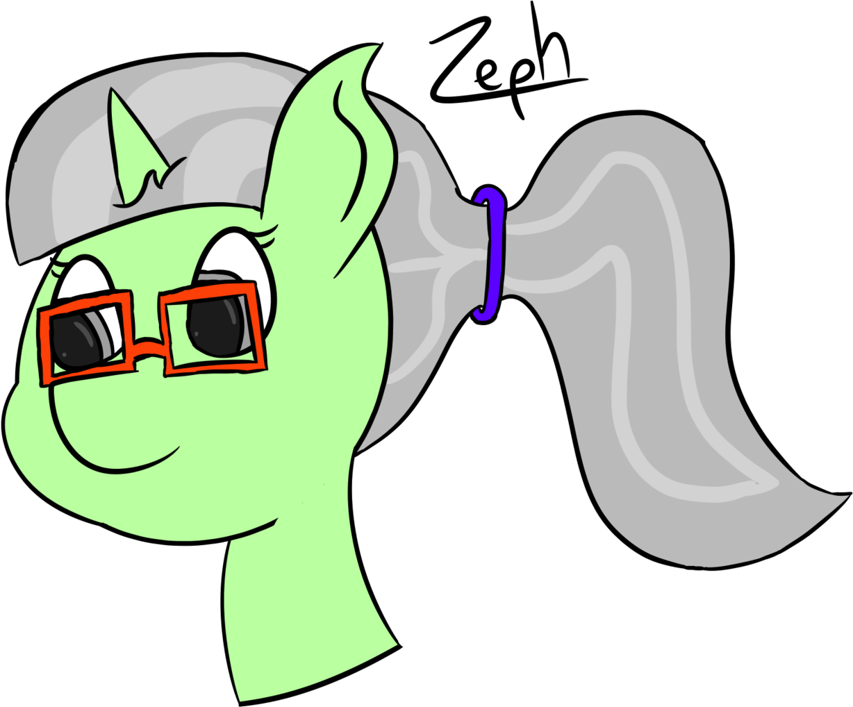 Zephyr Rose, Bust, Cute, Eyelashes, Female, Glasses, - Cartoon (1243x1024), Png Download