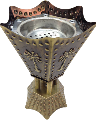 Incense Burner - Bakhoor Burner (336x420), Png Download