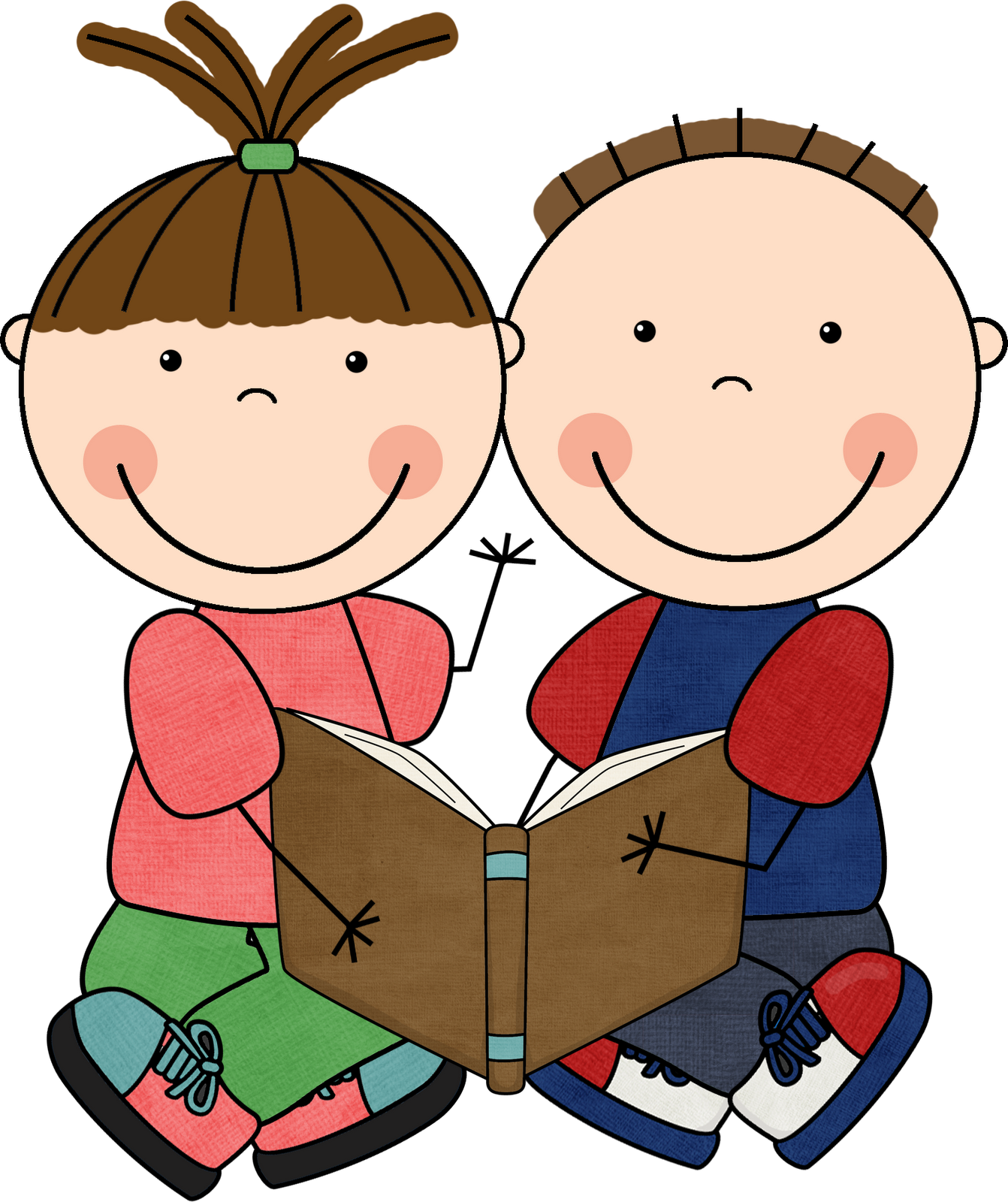 Read To Self Clipart Panda Free Clipart Images Daily - Read To A Friend (1342x1600), Png Download