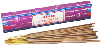Sunrise Satya Incense Sticks Quality Natural Oils Aromatherapy - Nag Champa Rain Forest (600x600), Png Download