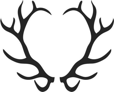 Free Download Elk Antlers Png Clipart Deer Elk Moose - Elk Antler Clip Art (500x417), Png Download