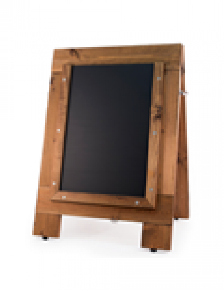 Wooden A Board - Blackboard (600x600), Png Download