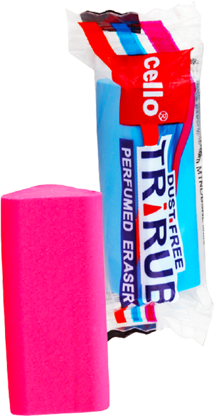 Trirub Perfumed Eraser - Cello (450x735), Png Download