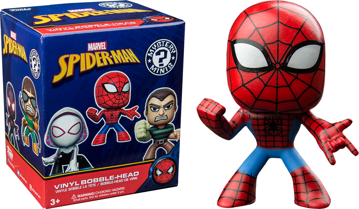 Classic Mystery Minis Blind Box Main Image - Funko Spider Man Mystery Minis (1200x699), Png Download