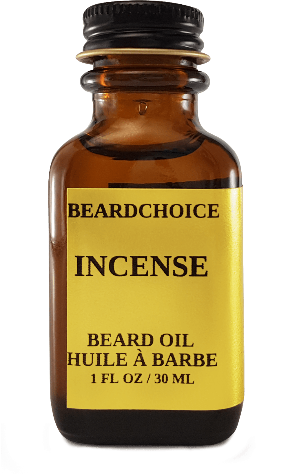 Incense Beard Oil - Glass Bottle (2160x2160), Png Download