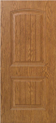 Two Panel Plank High Impact Security Door - Door (600x510), Png Download