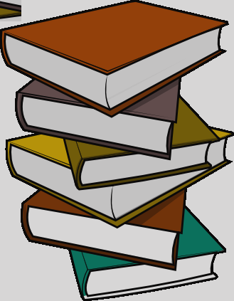 Pile Of Books Clipart Png (329x423), Png Download